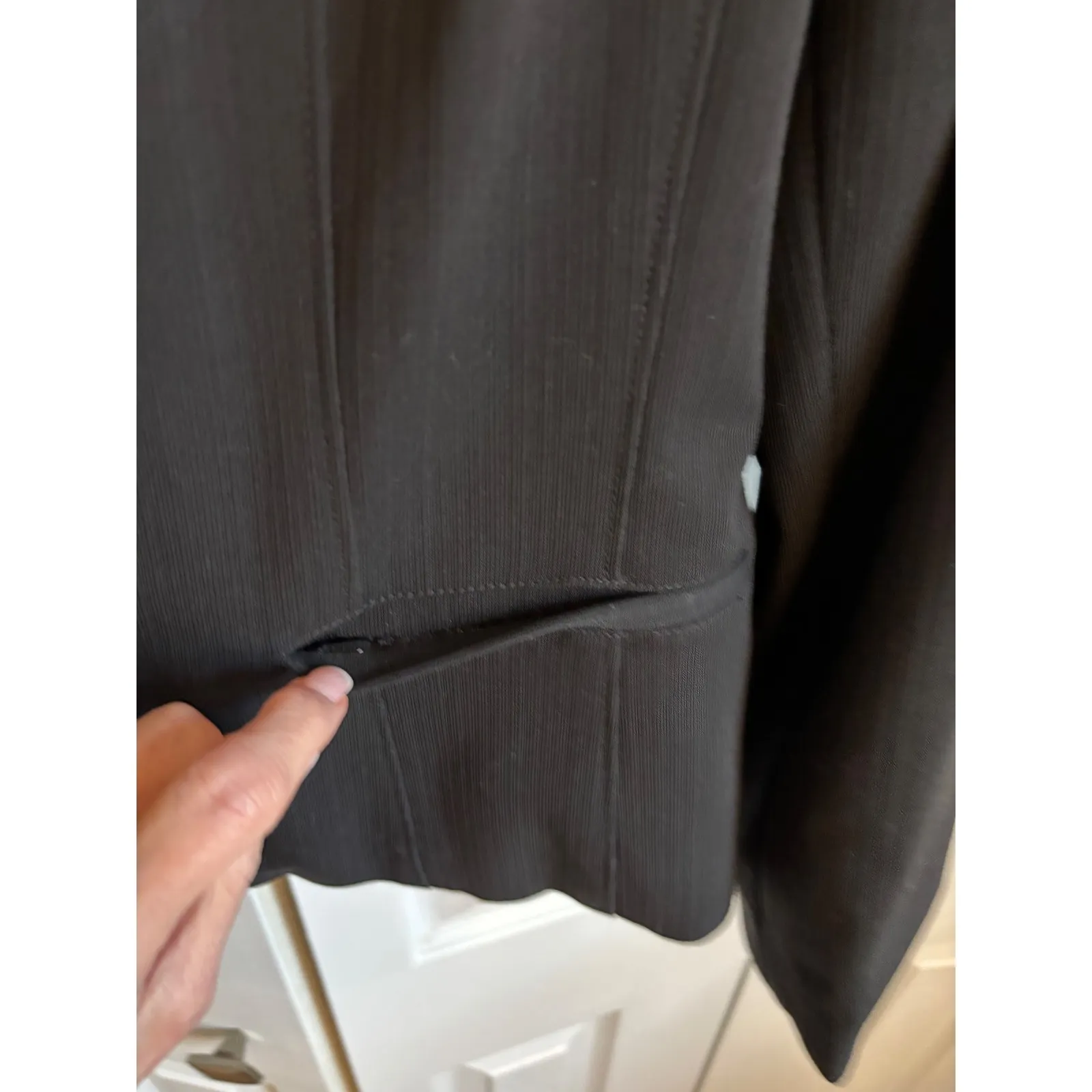 Rafaella Black Textured Blazer – Petite 14P – Excellent Condition - Image 4