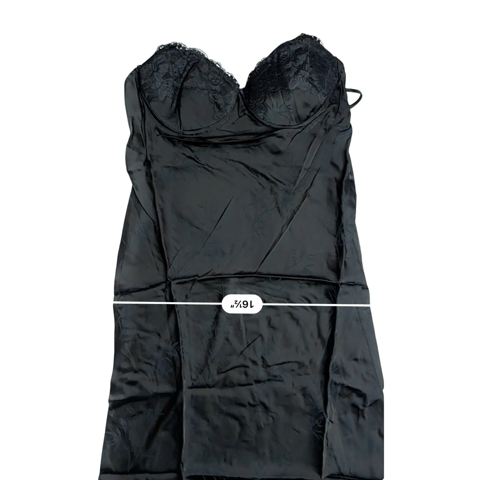 Rumored Negroni Midi Dress Black Bamboo MEDIUM Timeless Sophisticated‎ Cocktail - Image 6