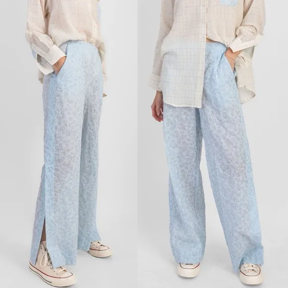 New  Jules Pants Sky Bloom, Size L New w/Tag Retail $420 - Image 2
