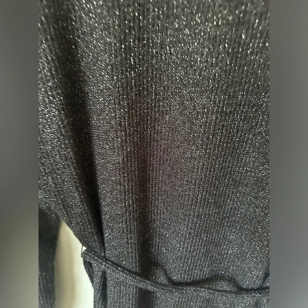 LANE BRYANT Black with silver sparkle  Knit Top. - Image 8