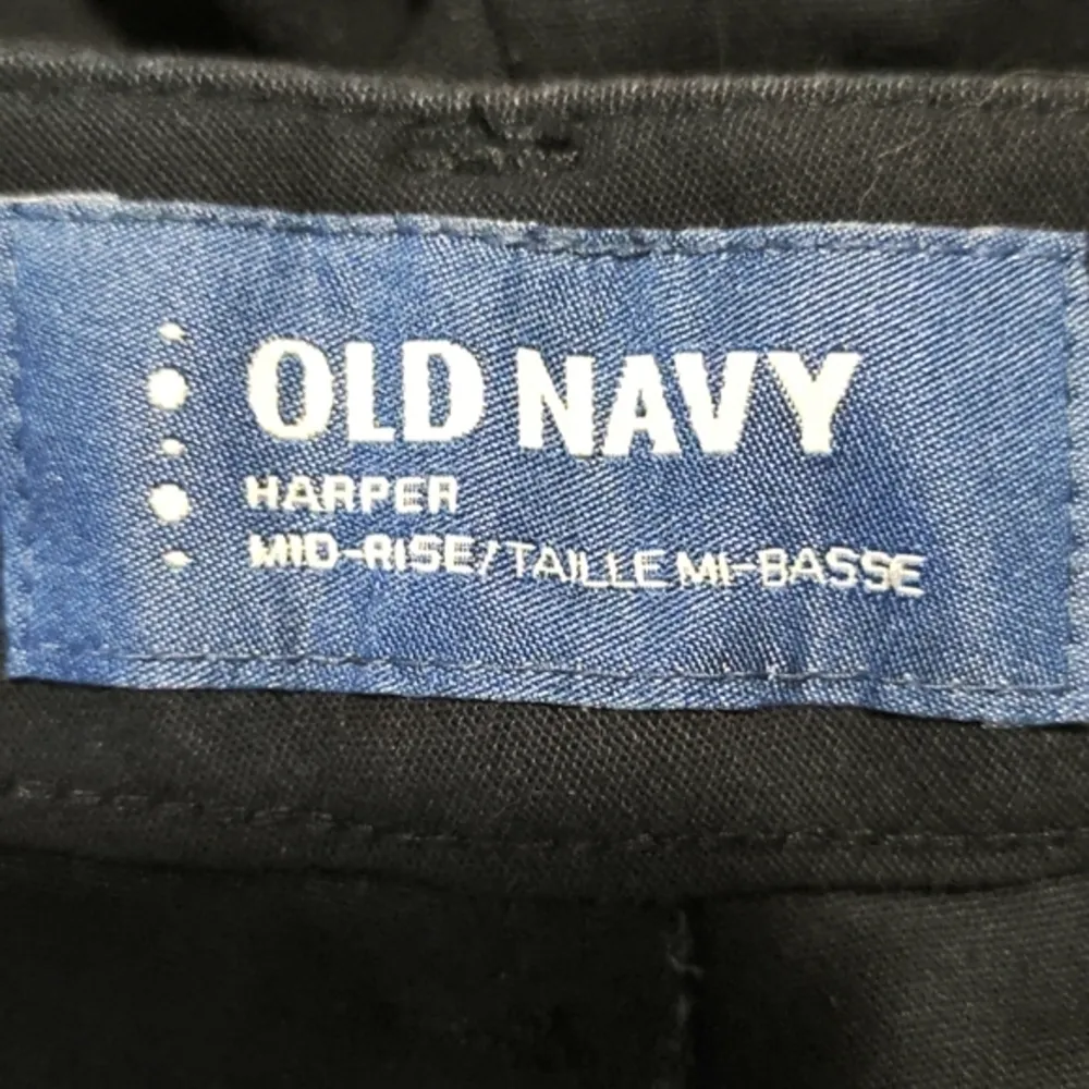 Old Navy Harper Mid Rise Pants Dark Blue Size 10R EUC #6300 - Image 9