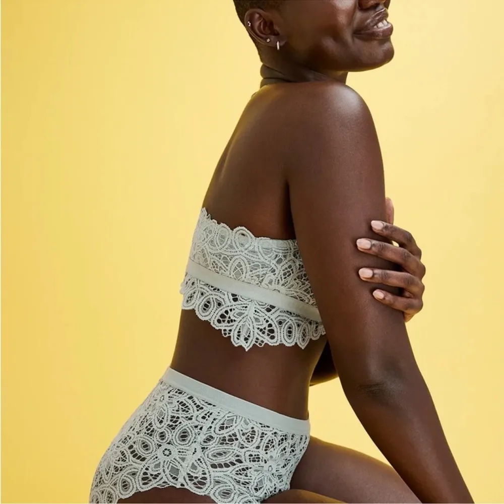 ThirdLove Boho Lace Unpadded Bralette Bra Front Closure Racerback Women's XLarge - Image 15