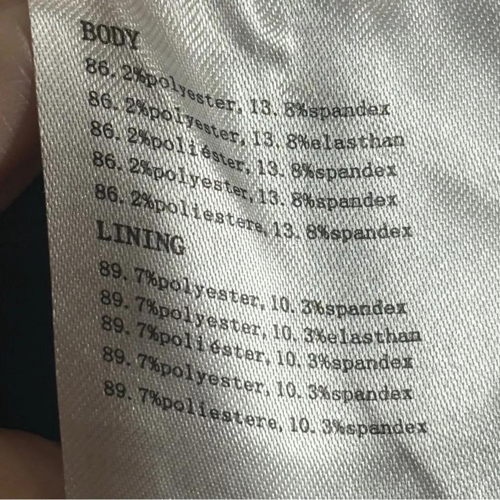 BALEAF Women's Racerback Athletic One Piece Swimsuit Black Size 36 - Image 8