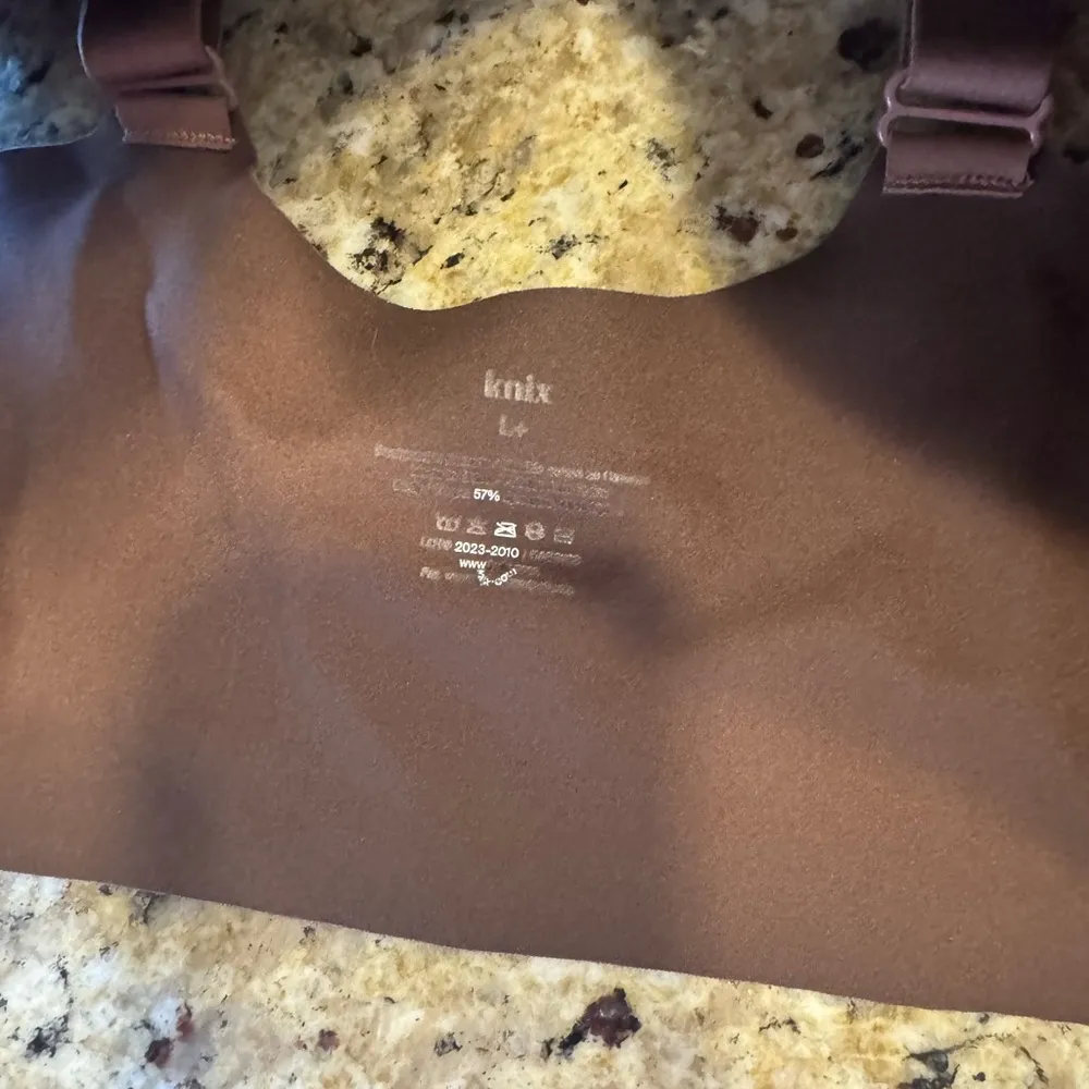 Knix cocoa brown tan Full Coverage Bra with Smooth Molded Cups size L+ large - Image 2