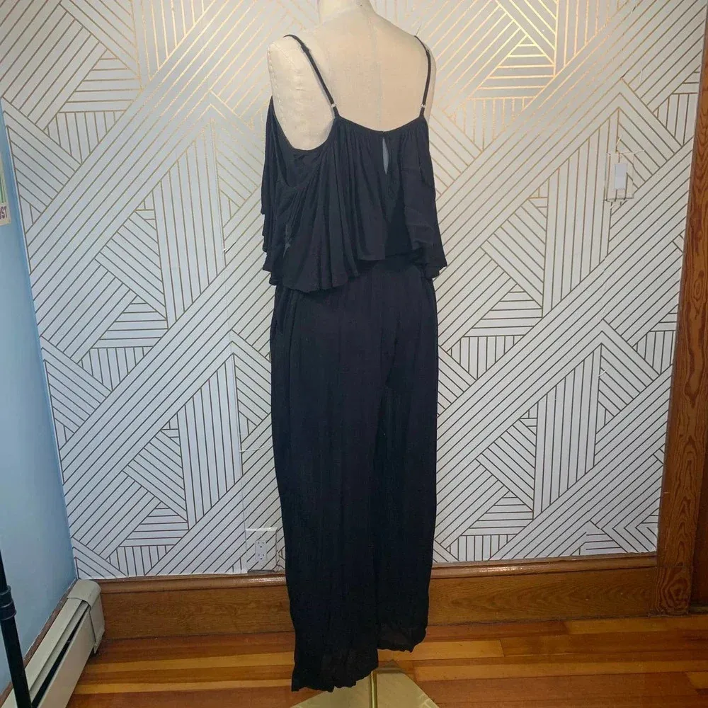 Mara Hoffman OfftheShoulder Crinkle Crepe‎ Jumpsuit - Image 8