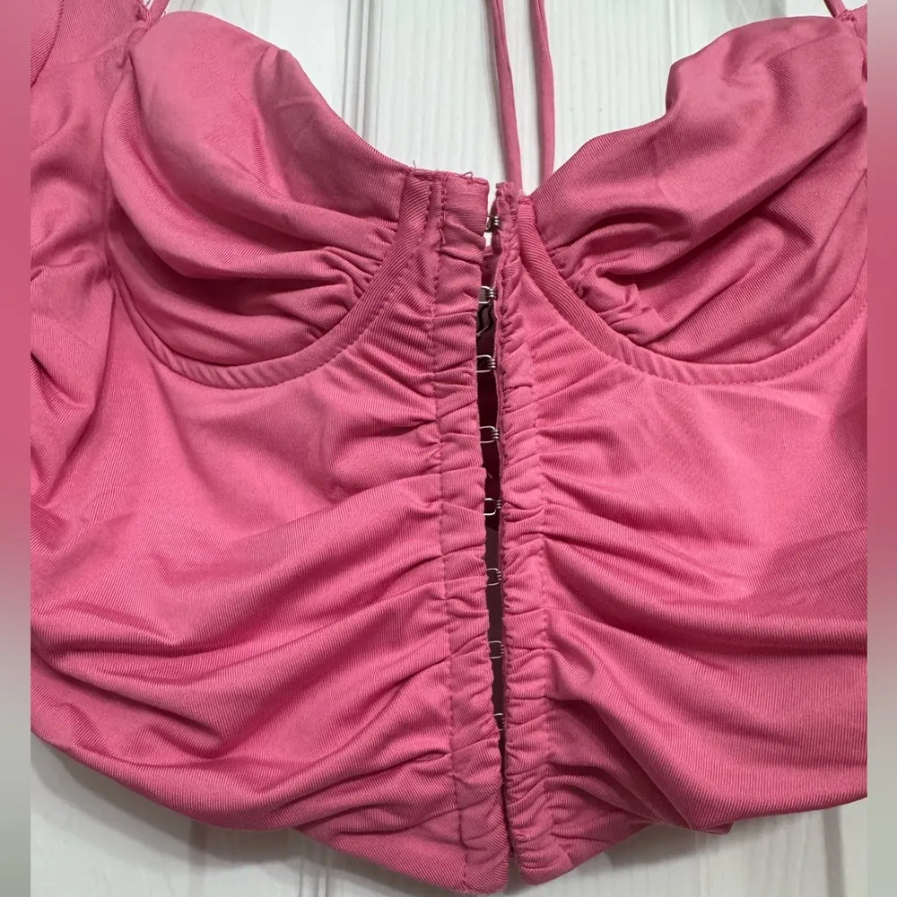 Princess Polly Galyn Long Sleeve Top Pink - Image 5