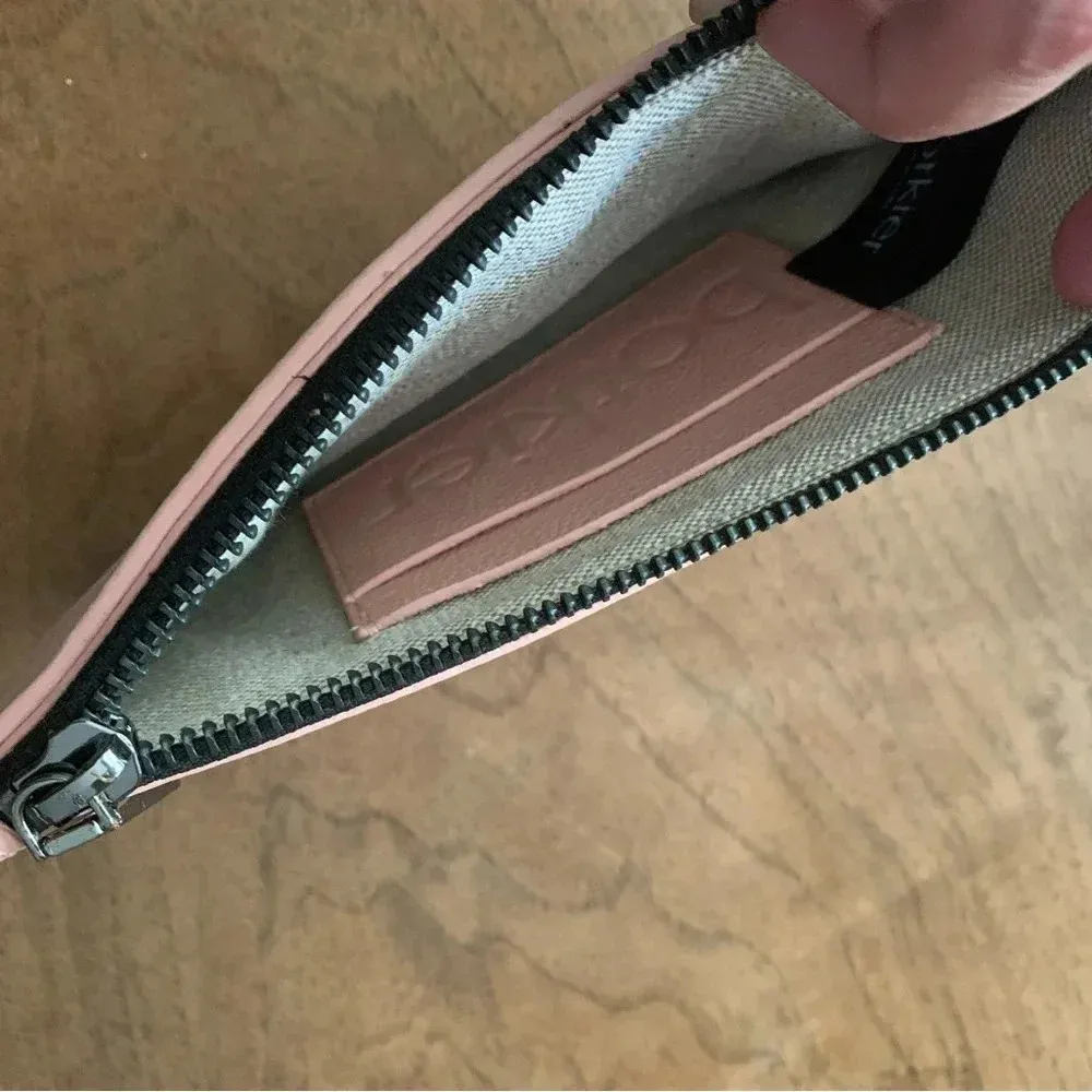 Botkier Leather Cobble‎ Hill Wristlet Wallet - Peach - NWT - Image 6