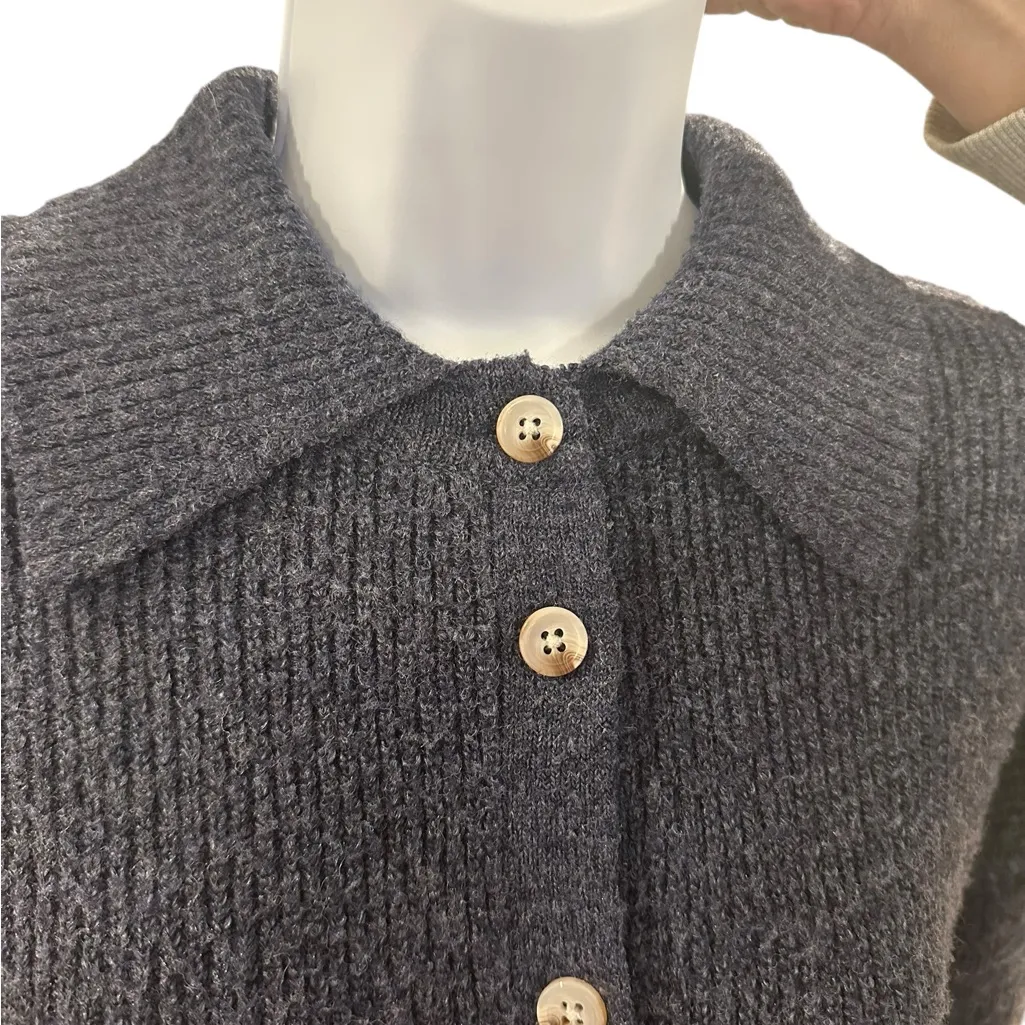 Central Park West- Millie Oversized Polo Sweater Size XS - Image 8