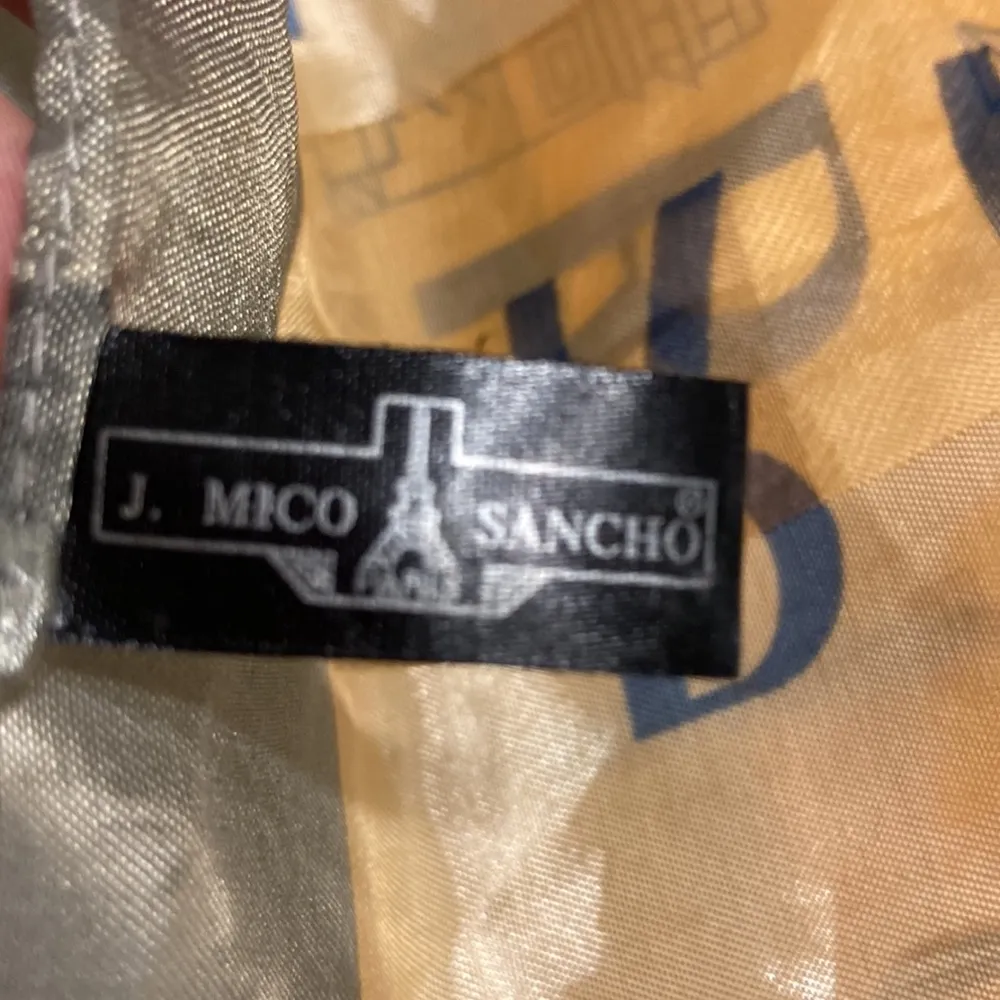 J.Mico Sanco Scarf 36”by 36” with Paris writing color please see photos - Image 6