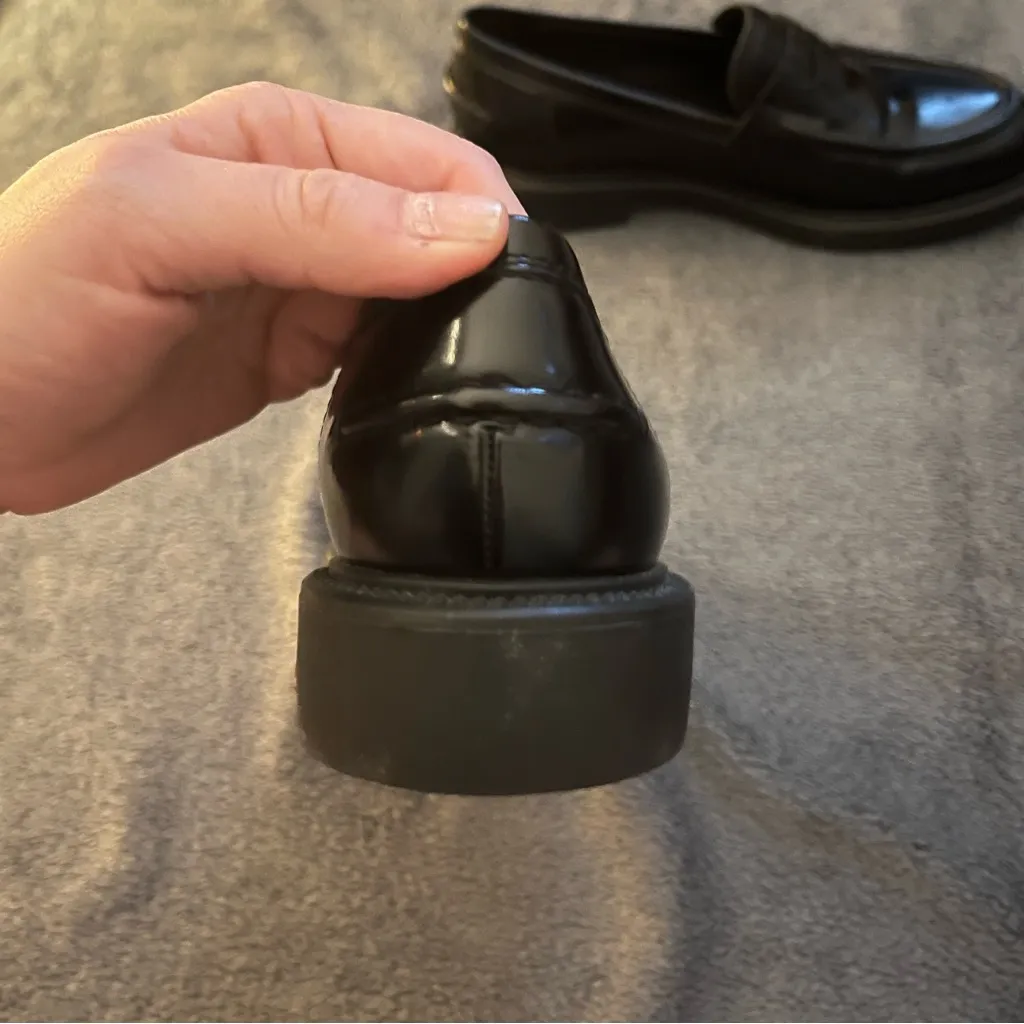 Vagabond Shoemakers Kenova Black Leather Loafers size 39 - Image 8