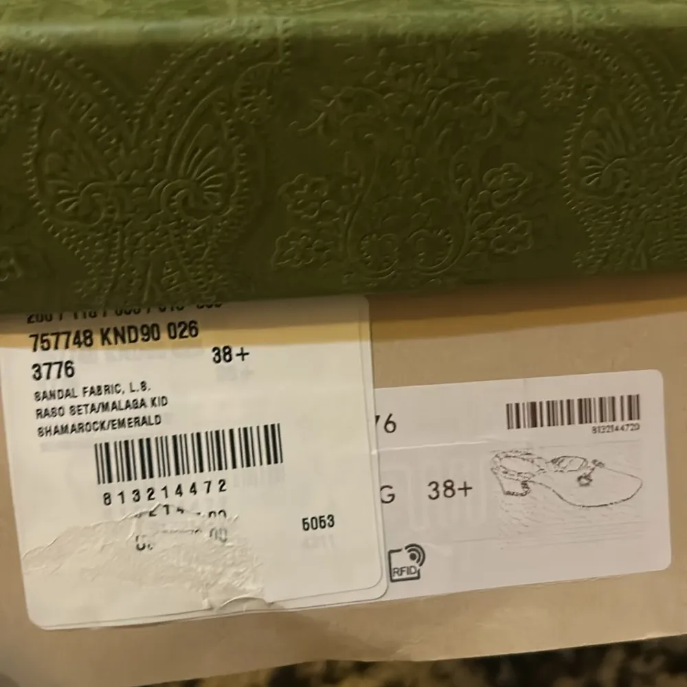 Gucci  Wrap-Toe Horsebit Mules Shamarock/Emerald Size 38.5 - Image 8