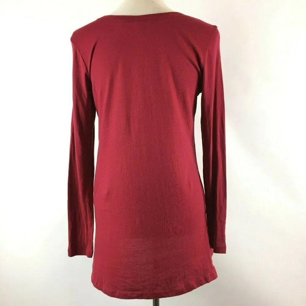 ABOUND Red Long Sleeve Everyday Tee - Image 5