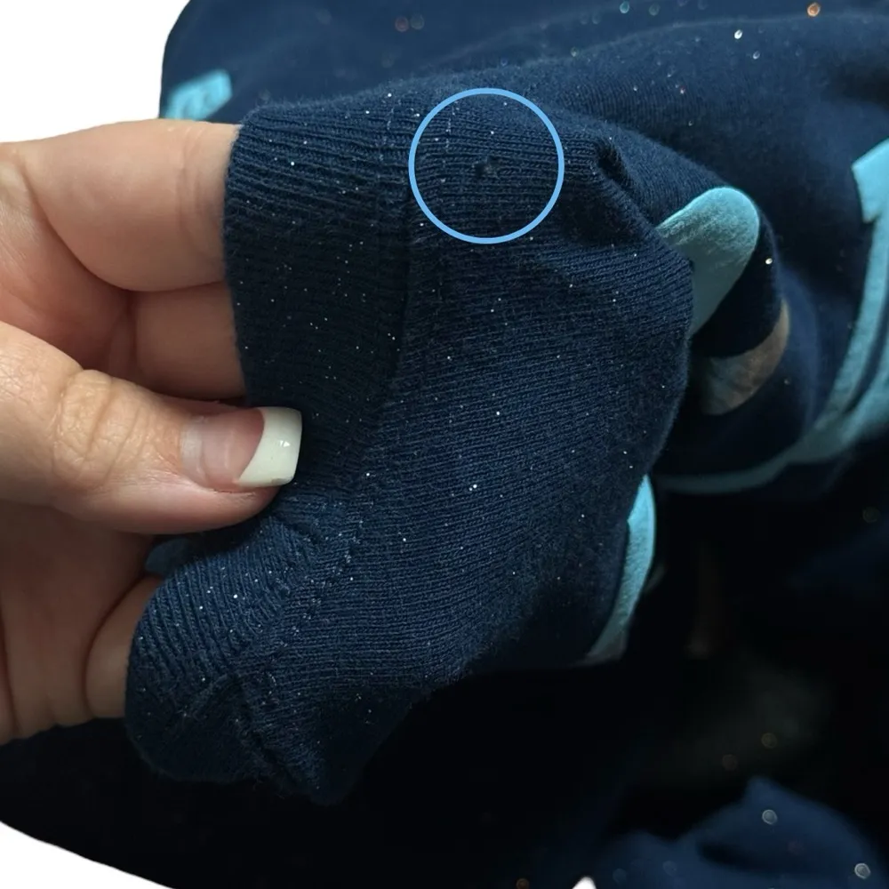 Disneyland 65th Anniversary Blue Sparkle Spirit Jersey Collectible Adult Size M - Image 7