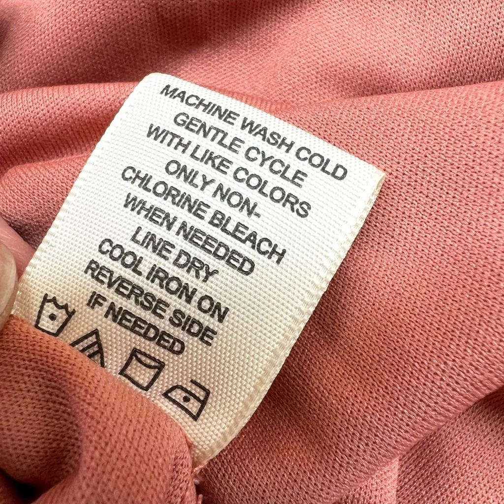 No Comment Floral Spaghetti Strap Mini Dress Pink Size Large NWT - Image 12