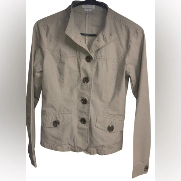 Van Heusen Tan Button-Up Shirt - Image 3