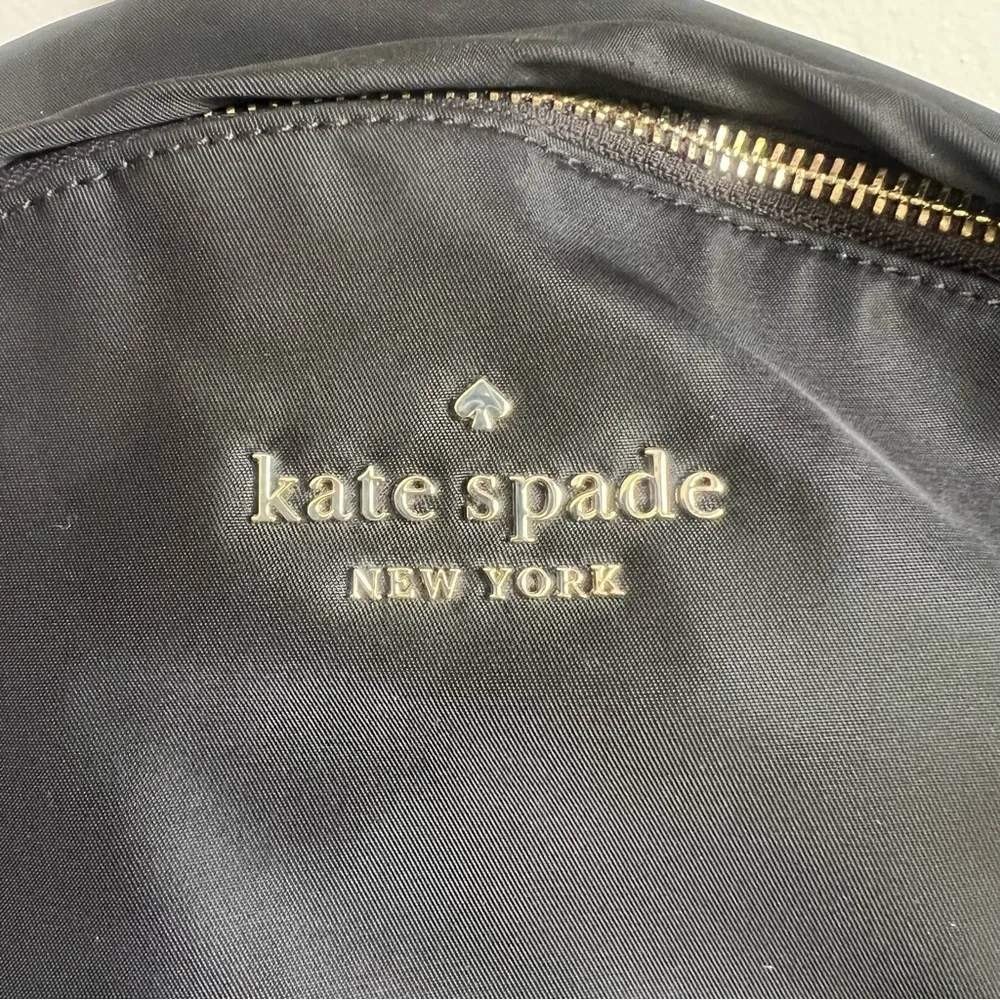 Kate Spade New York Chelsea Medium Black Gold Backpack SKU#24815 - Image 2