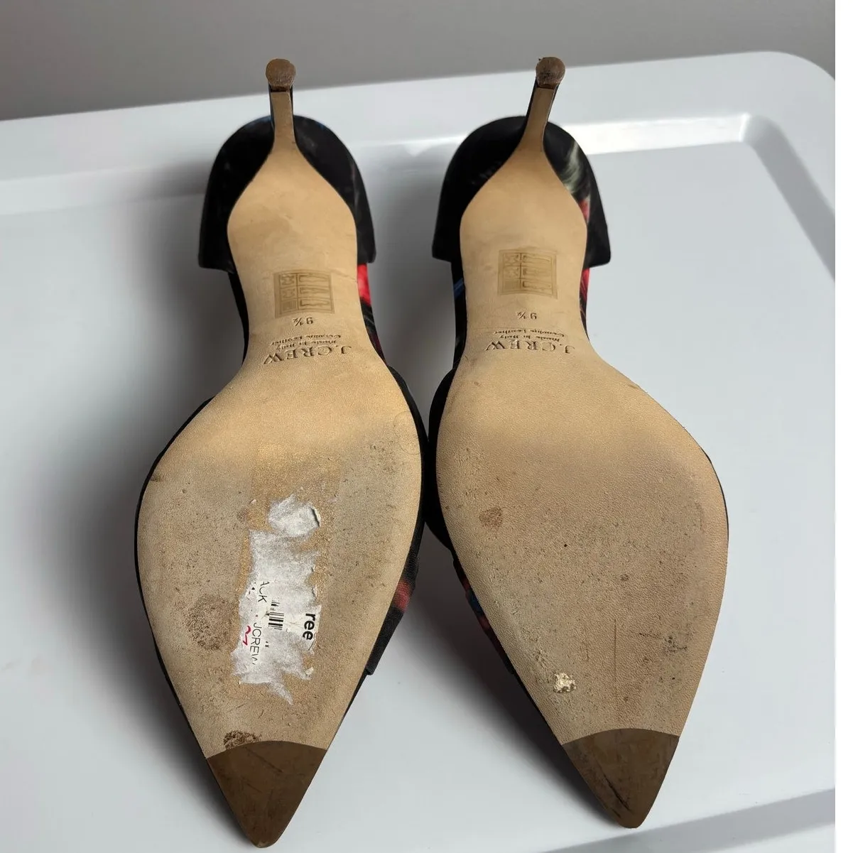 JCrew Multicolored Point Toe Elsie Stiletto Size 8.5 - Image 6