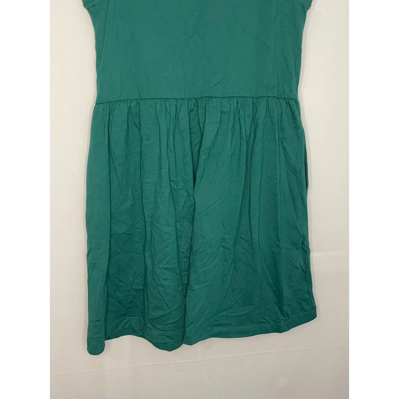 NWT Universal Thread Womens Green Sleeveless Gathered Waist T Shirt Dress XS - Image 13