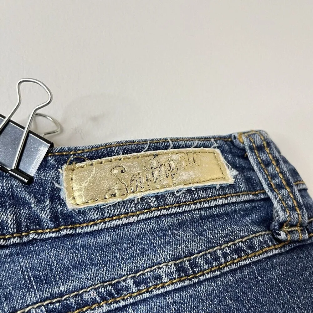Southpole Jeans Womens 15 Blue Denim Jeans Straight HipHop Culture Y2K 34x30 Size 16 - Image 6