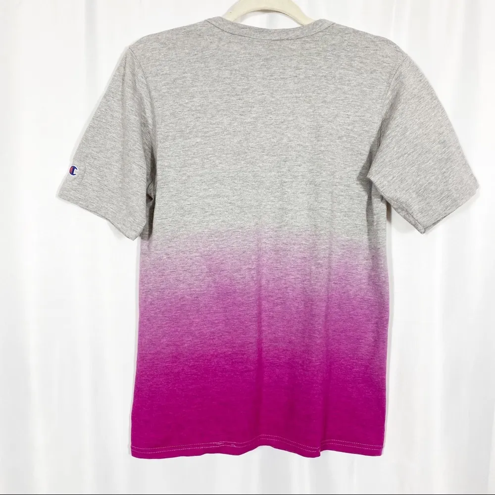 Champion Reverse Weave Ombré Dip Dye Tee Shirt - Image 2