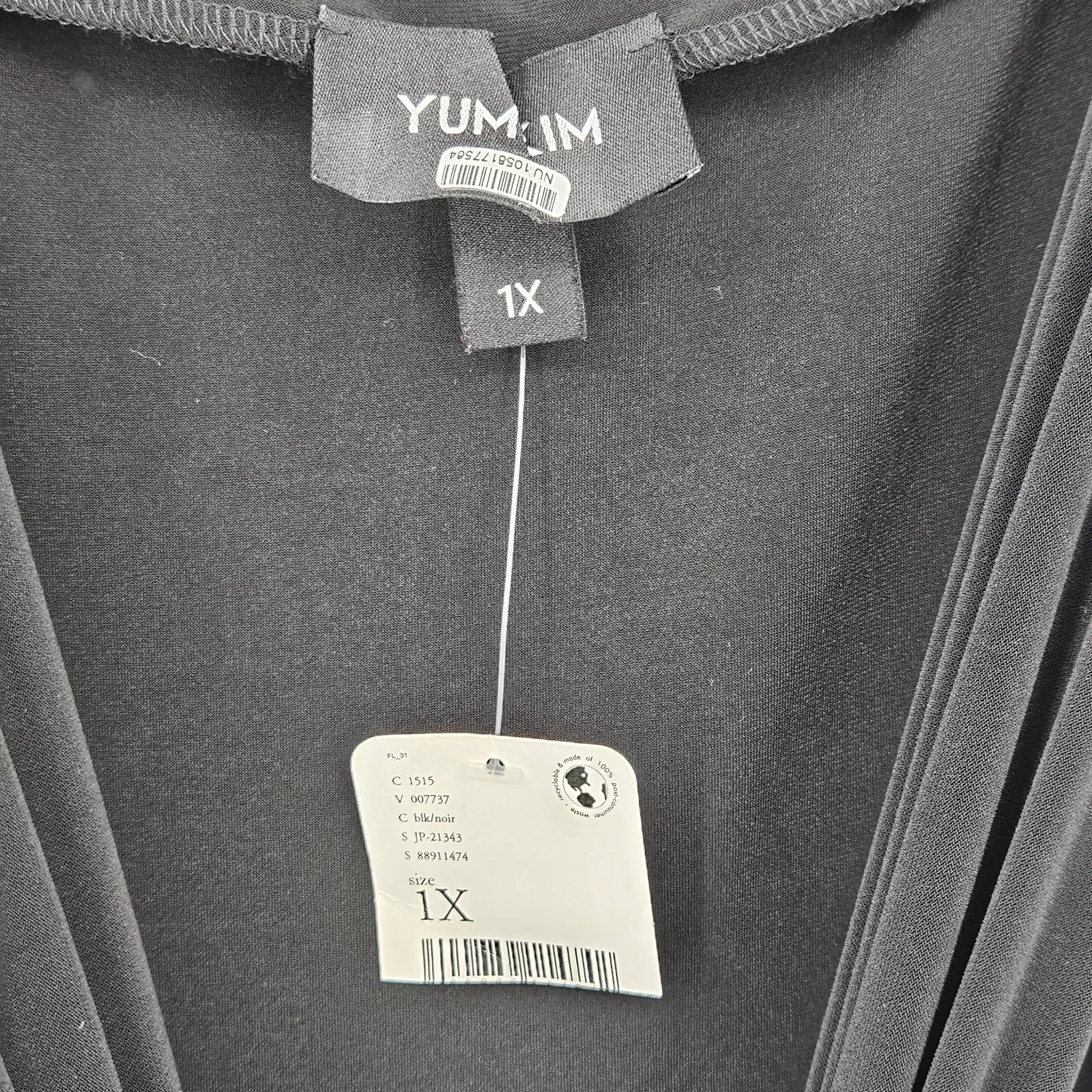 Free People Yumi Kim‎ Maternity Virginia Jumpsuit Black 1X New with Tag - Image 8