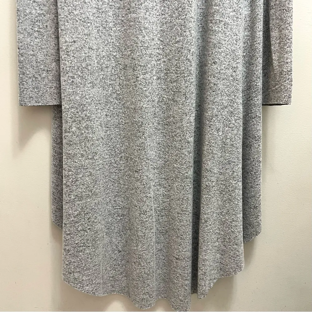 NWT Joah Brown Soleil Open Front Long Cardigan Lightweight in Salt & Pepper Gray - Image 11