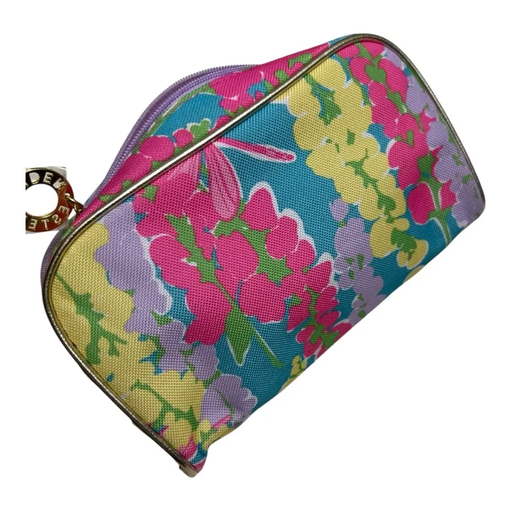 Lilly Pulitzer Estee Lauder Floral Cosmetic Bag - Image 4