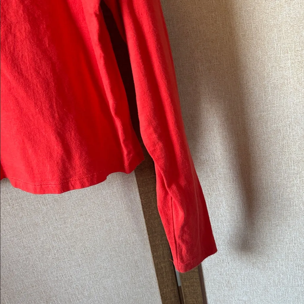 Wild Fable Vibrant Red Crew Neck Top large - Image 2