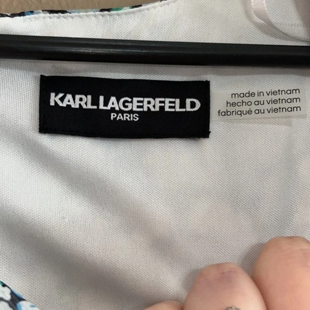 Women’s Karl Lagerfeld Paris chiffon floral shift 3/4 sleeved mini dress bunch - Image 6