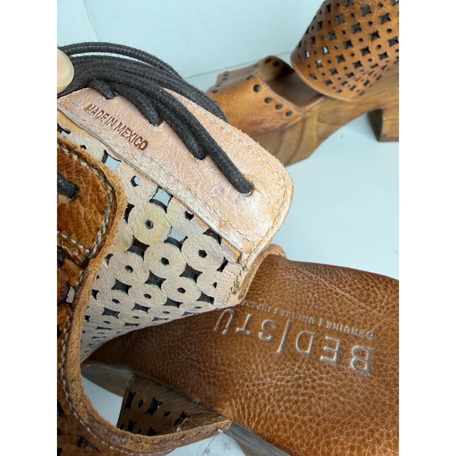 Free People x Bed Stu Mali/Mollie Clog Platform Size 9 Womens Shoe Brown - Image 4