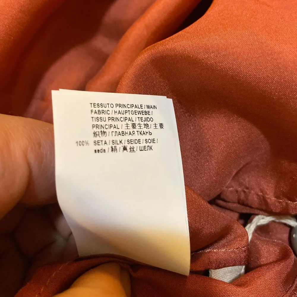 Marni 100% silk Brick Red Dress size IT 40 - Image 6