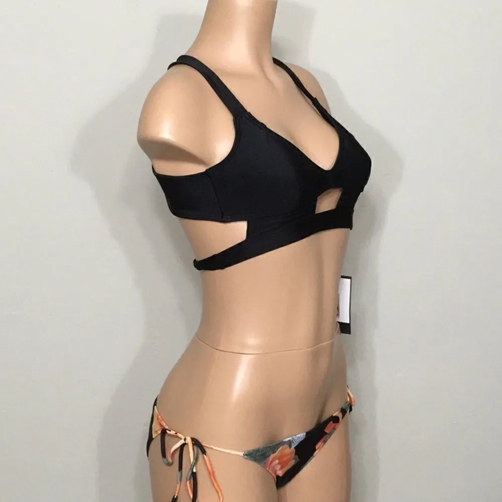 INSIGHT bondage and Tangerine Rose bikini set. NWT Black - Image 4