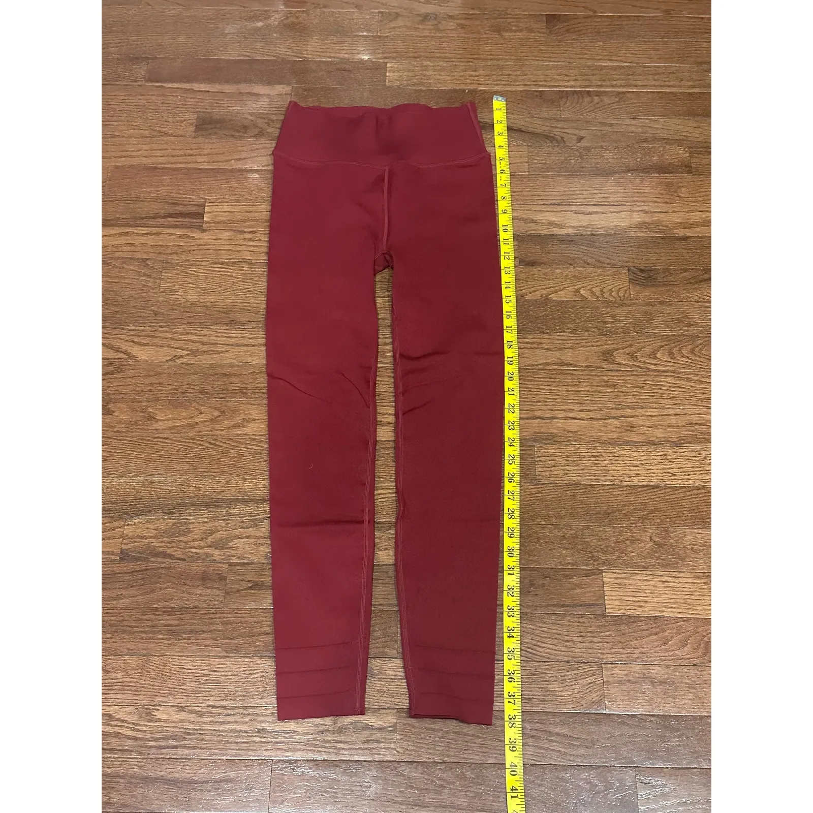 NWT Fabletics SculptKnit High Waist Leggings Sz. Large Red Flattering Sculpting - Image 5
