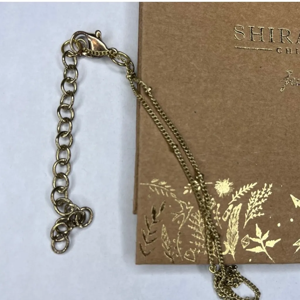 SHIRALEAH CHICAGO Caroline Black Necklace Fringe Tassel Fan Rhinestone Boho NWT - Image 4