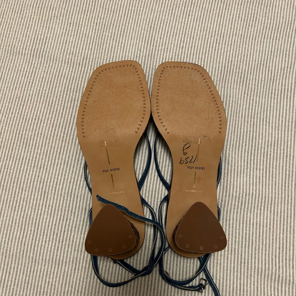 Dolce Vita Bandita Sandal in Denim Blue size 9 - Image 6