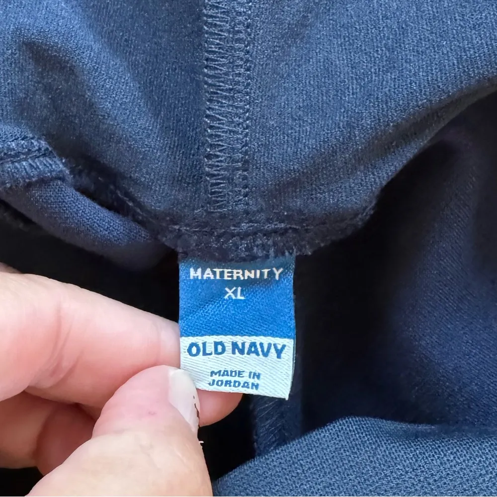 NWT! Women’s Old Navy Maternity navy blue belly cover dress pants XL - Image 4