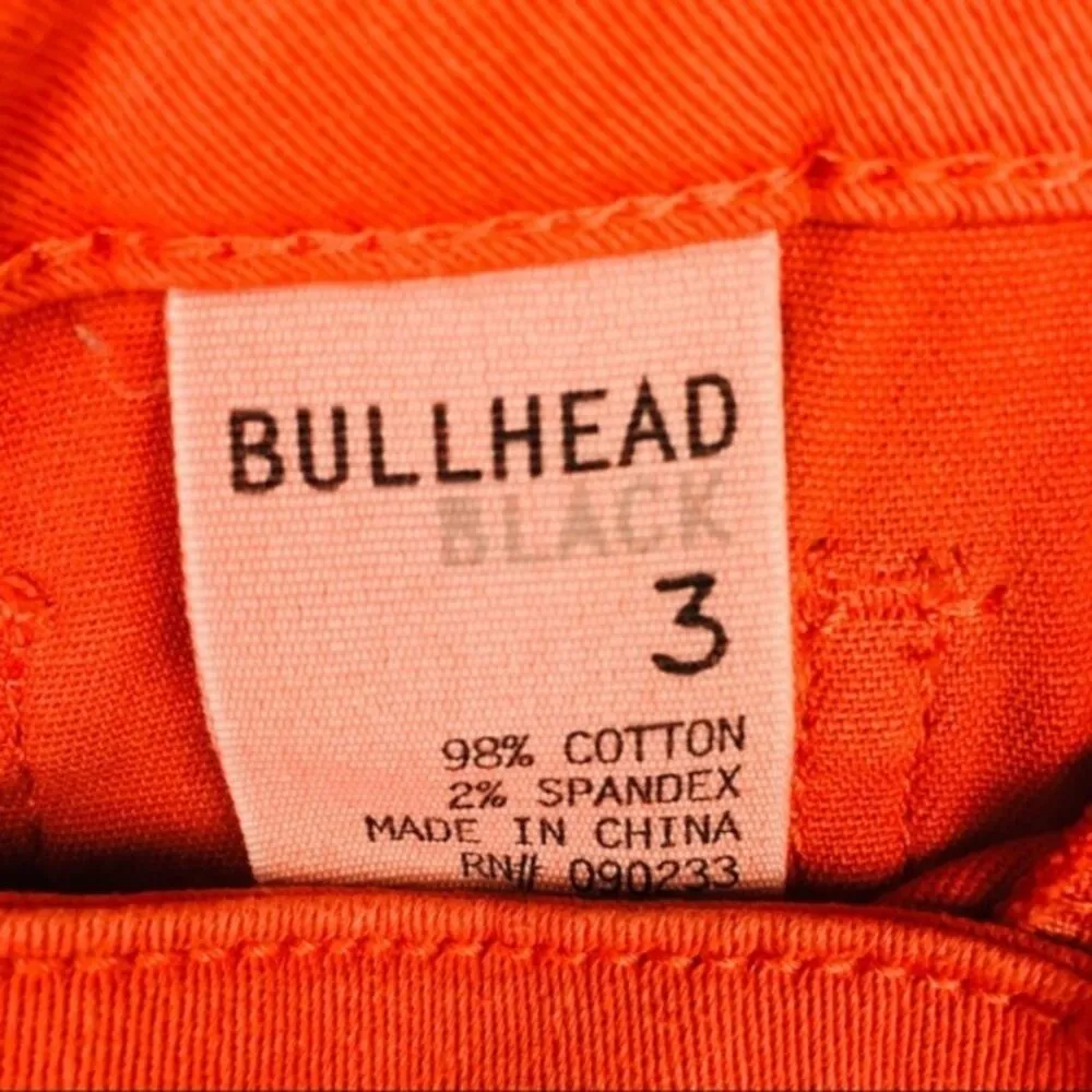 Bullhead Pac Sun Skinny Coral Denim Legging Jeans Sz 3 - Image 6