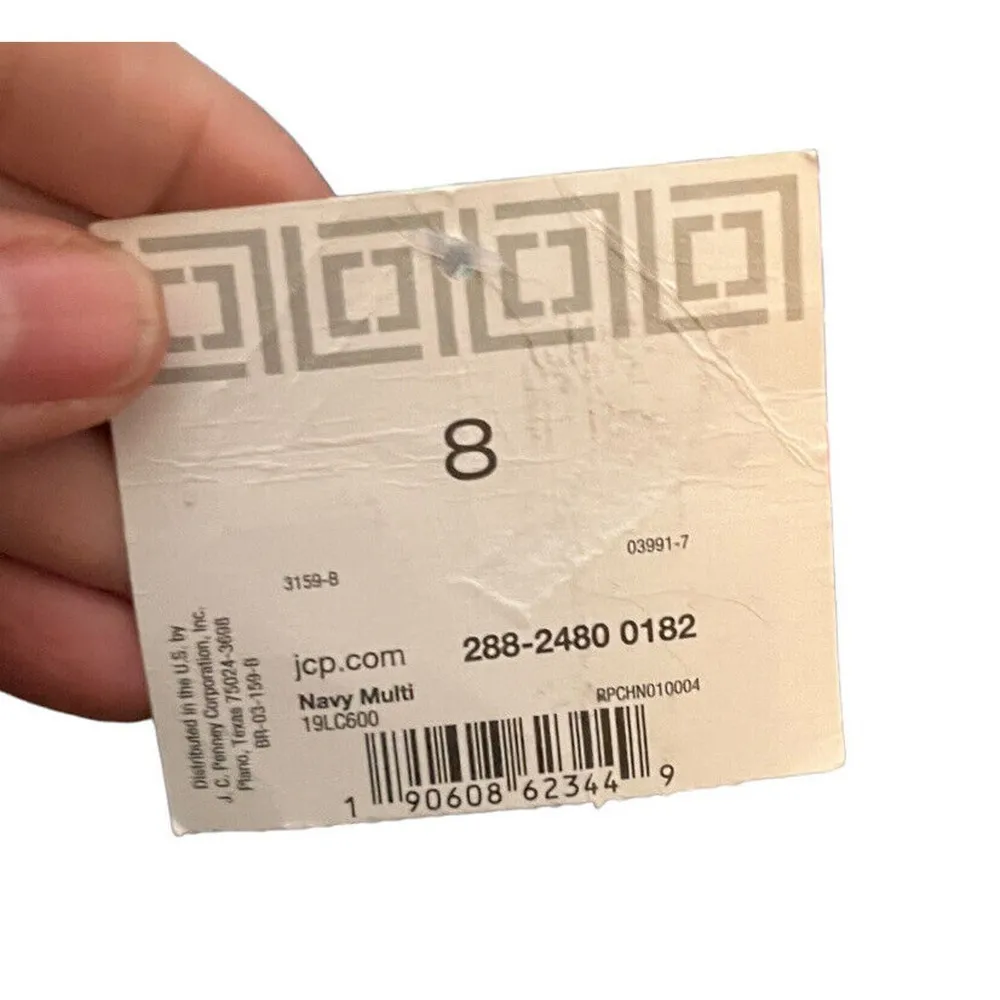 NWT Liz Claiborne Women's Floral Swimdress One Piece Swimsuit 8 Petite - Image 2