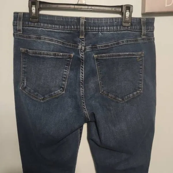 LuLaRoe Size 32 High Rise Simply Comfortable Skinny Destroyed Denim Jeans - Image 4