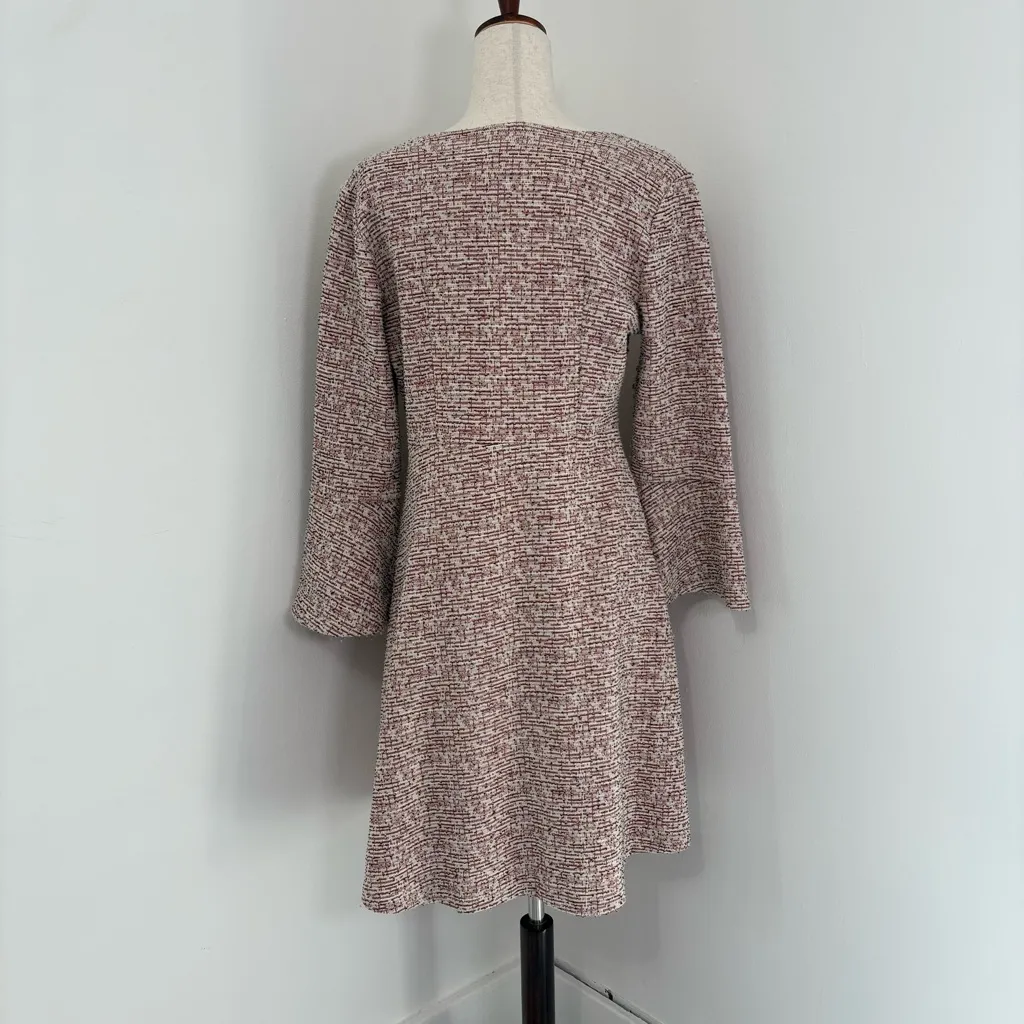 Anthropologie Maeve Susie Tweed Swing Dress Sz L - Image 5
