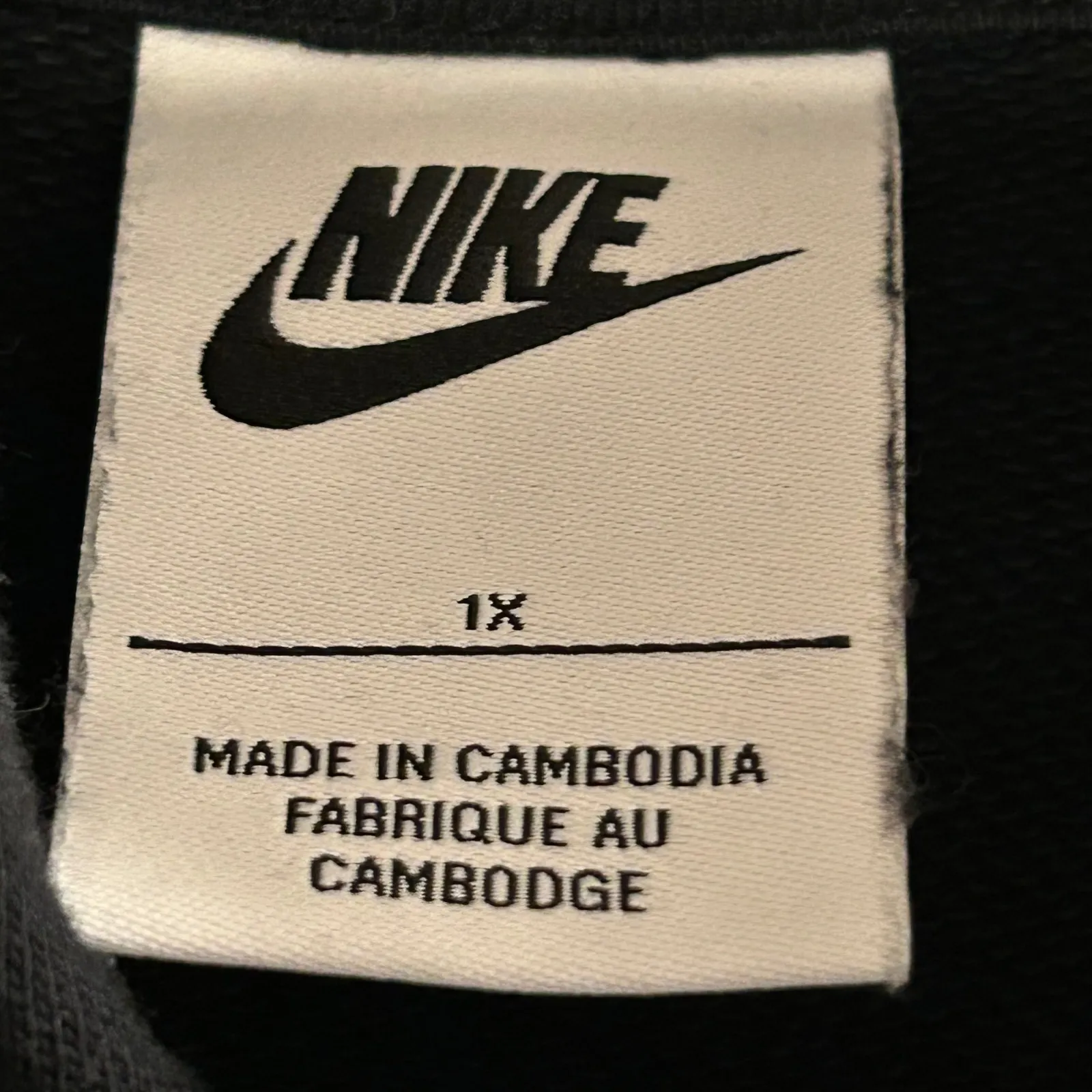 Nike Icon Clash Women Hoodie Sweatshirt Size 1X JDI Metal Cufflinks Swoosh Logo - Image 7