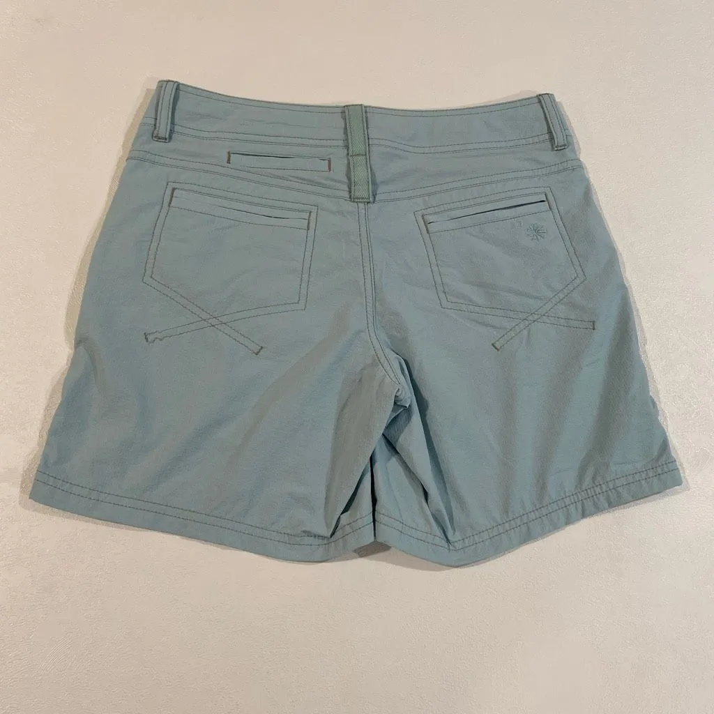 Athleta Trek Utility Shorts Women’s Size 2 – Light Blue Hiking Outdoor Quick Dry - Image 2