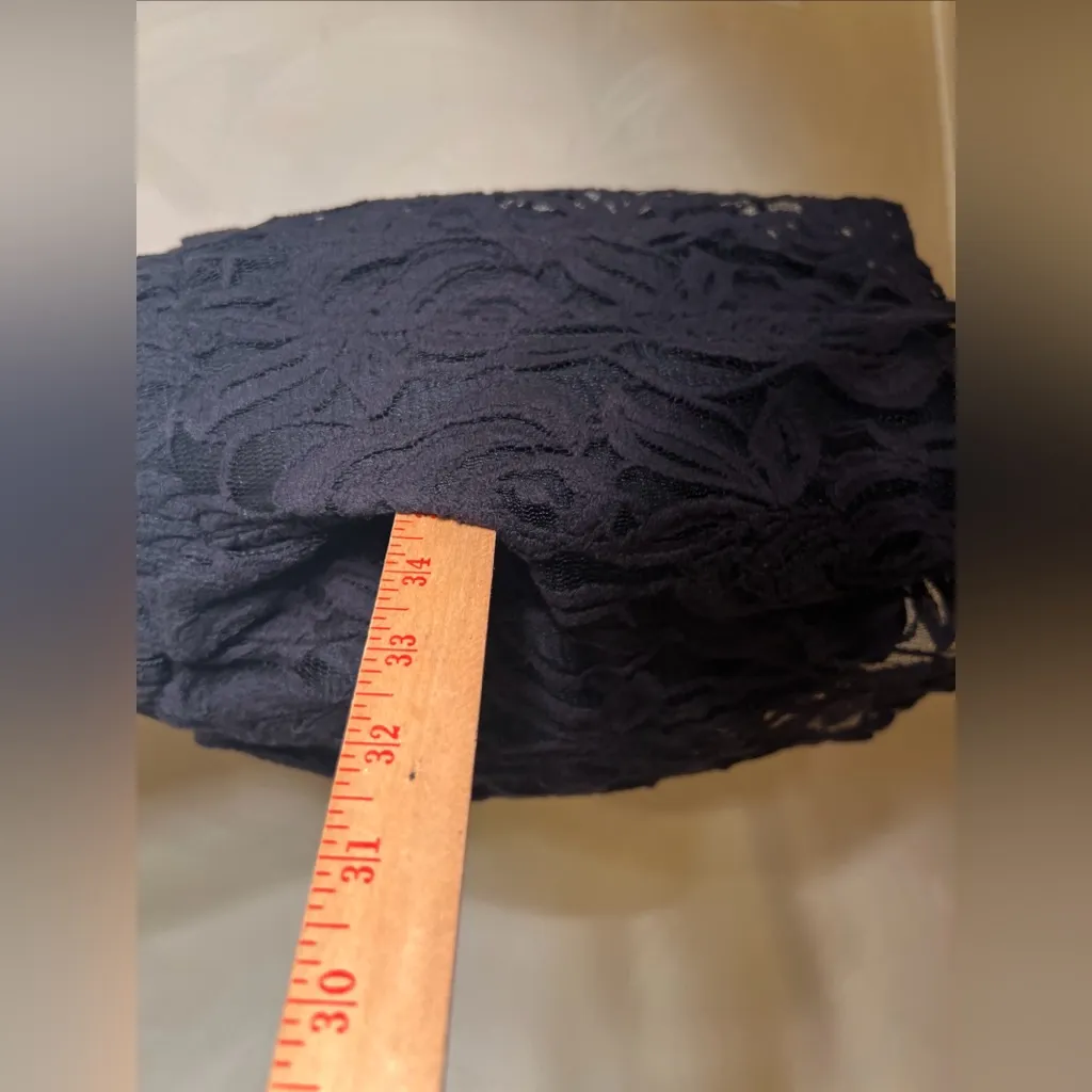 Women’s Flirty Lace Linned W/Stretch Waist Floral Black Mini Skirt, USA|Size:S - Image 13