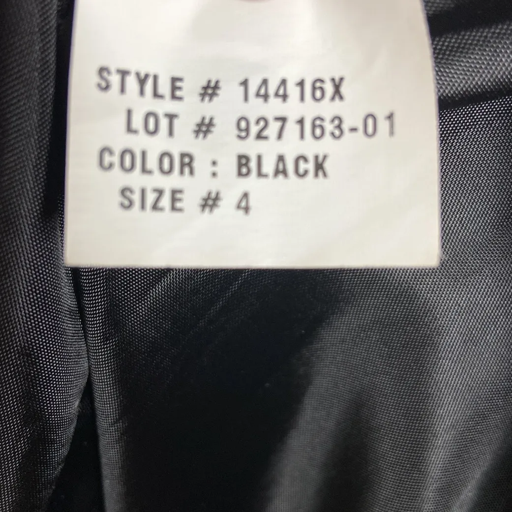 Women’s Black Military Wool Jacket - Image 9