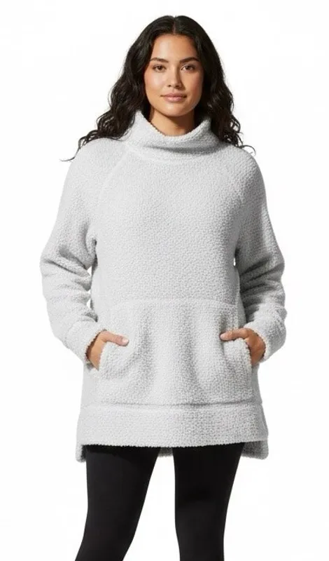 Haven Well Within Sherpa Fleece Pullover Size M White Cowl Neck Cozy Minimalist Size M - Image 1