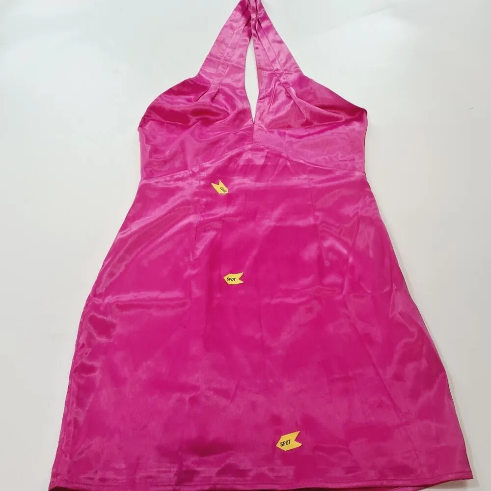 Superdown Samira Mini Dress in Hot Pink Small - Image 14