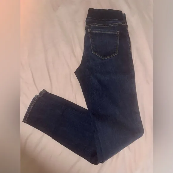 Old Navy Rockstar Dark Blue Stretch Waist Womens Jeans - Image 2