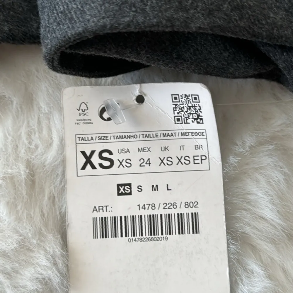 Zara Basic Wide Leg Ankle Pants - Charcoal - Image 11