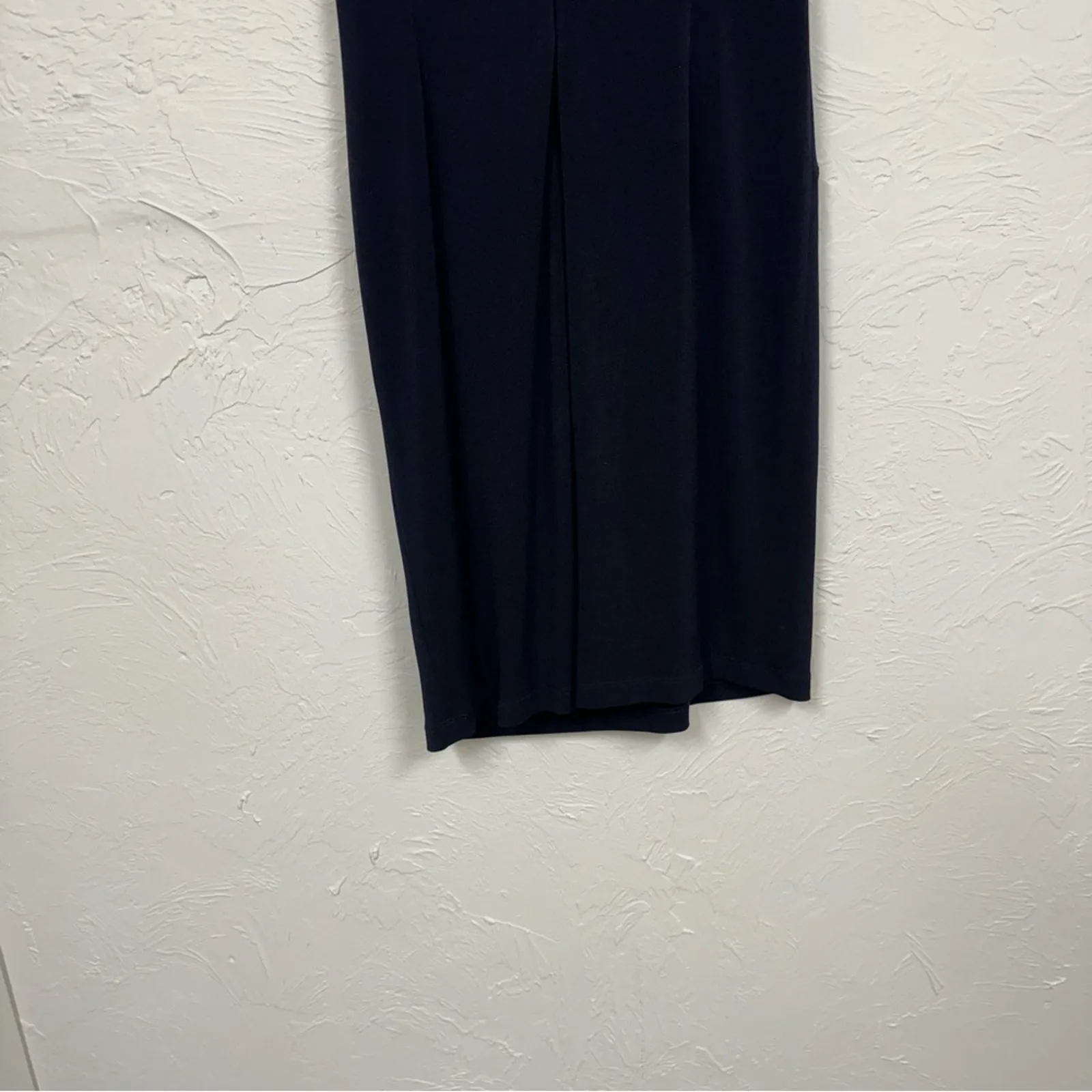 David Meister Navy Blue Formal Dress Womens 8 Knee Length Sequined Shoulder - Image 11