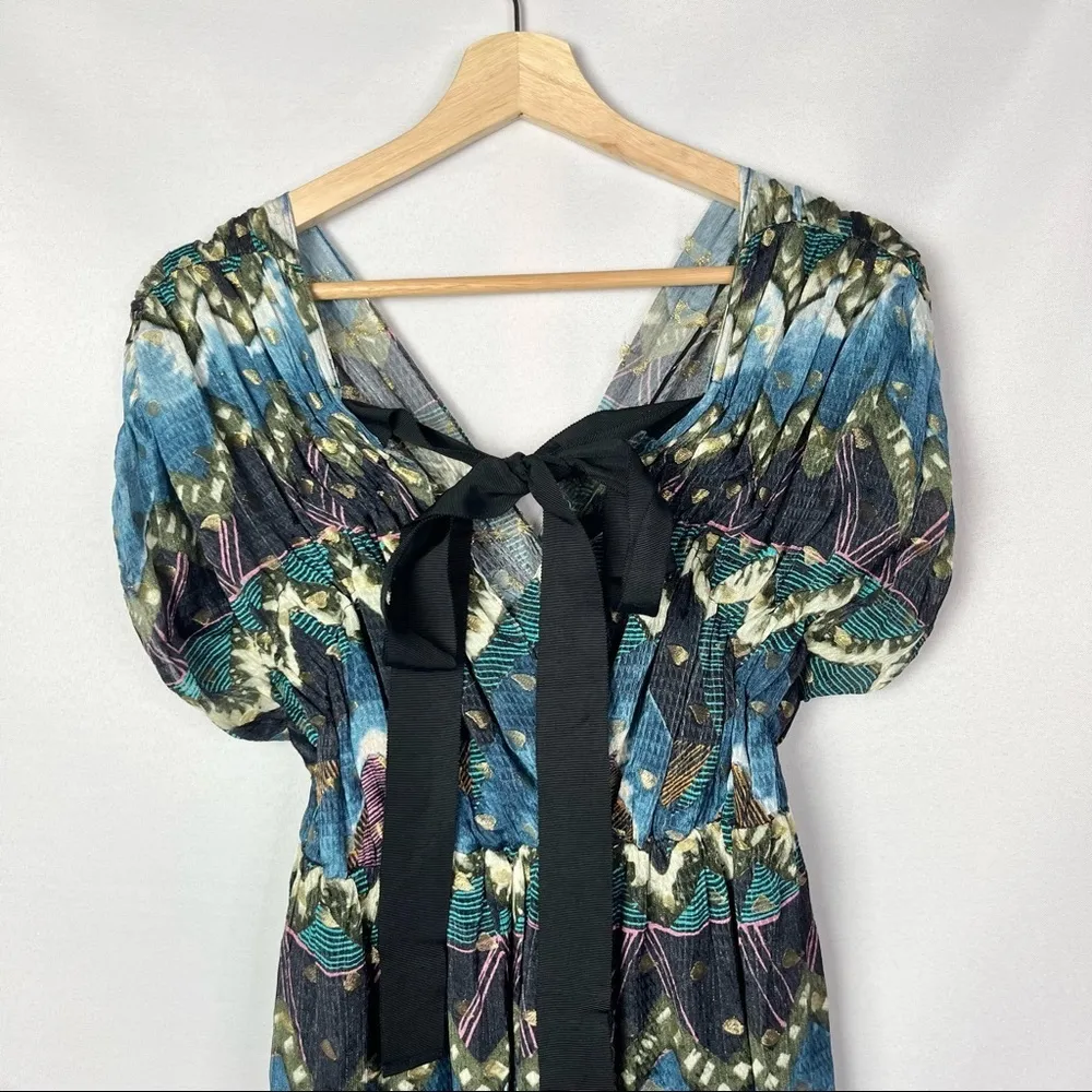 Anthropologie TRYB Markus Brevick Printed Maxi Dress XS $188 - Image 7